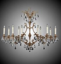 American Brass & Crystal IL9674-2-A-01G-PI - Ten Light Island Pendant